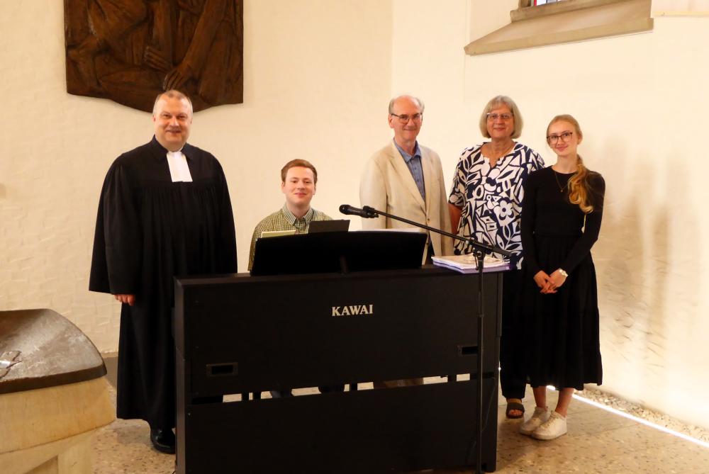 Mitwirkende im Gottesdienst am 4. August - dem dritten Sonntag der Predigtreihe